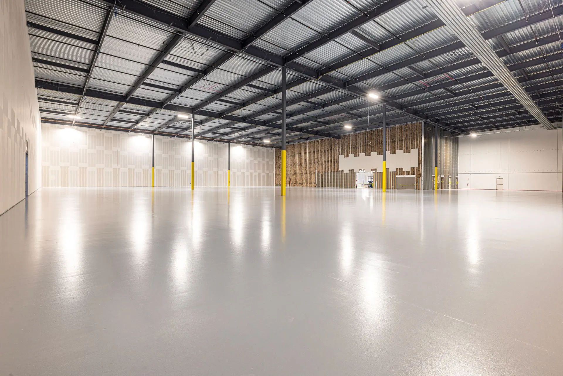 Warehouse with LED