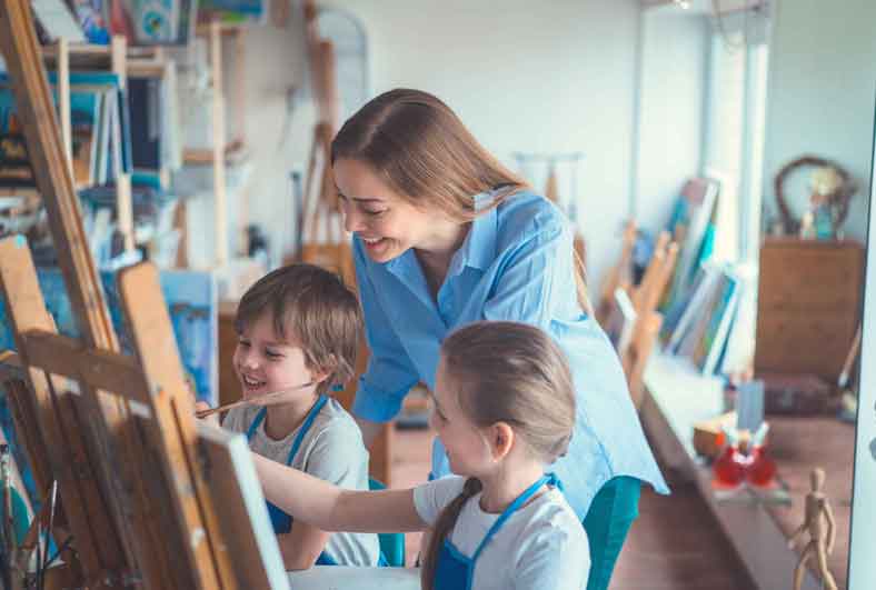 School classroom — SaniLume deployment space