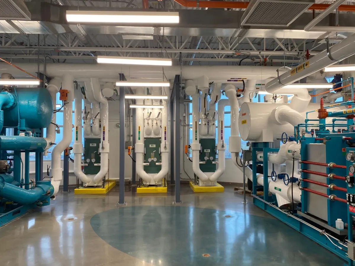 Mechanical plant room
